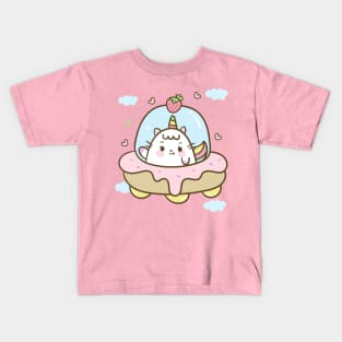 Doughnut Cat Unicorn Kids T-Shirt